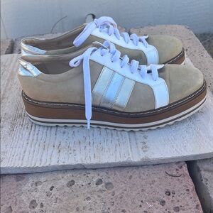 Michele Lopriore Suede Oxford Lace Ups Size 38